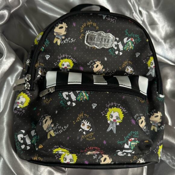 NEW BETTLEJUICE Mini Backpack Anime Manga - Picture 8 of 8